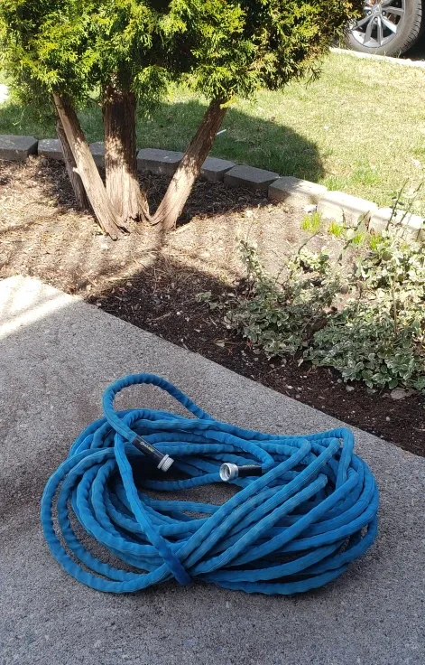 Blue Expandable Garden Hose thumbnail