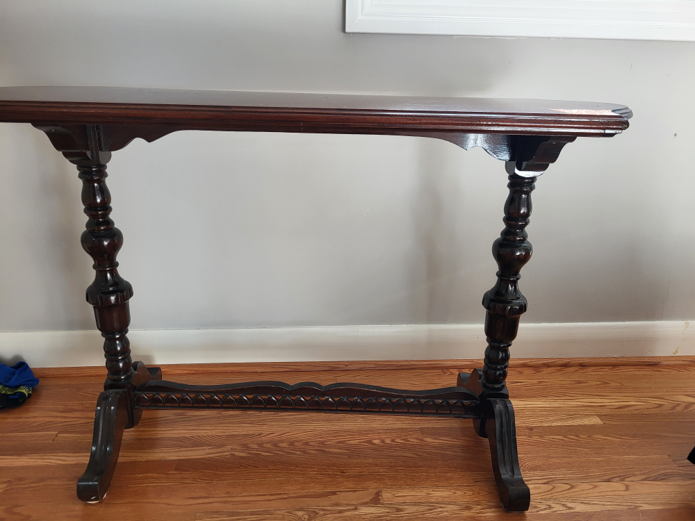 Vintage Wooden Console Table - photo 2