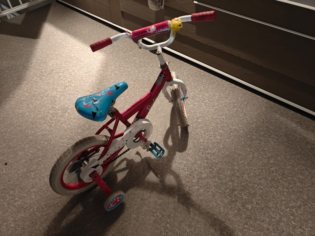 Girls' 12-inch Pacific Cycle Bike with Training Wheels