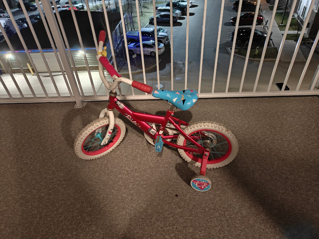Girls' 12-inch Pacific Cycle Bike with Training Wheels - photo 2