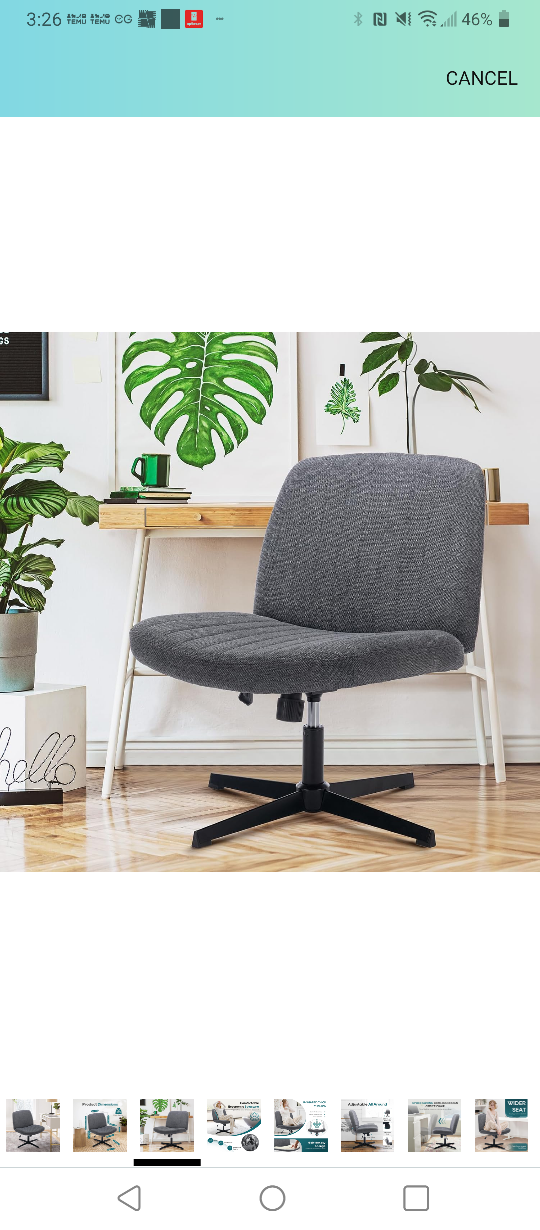 Grey Swivel Ergonomic Office Chair - photo 3