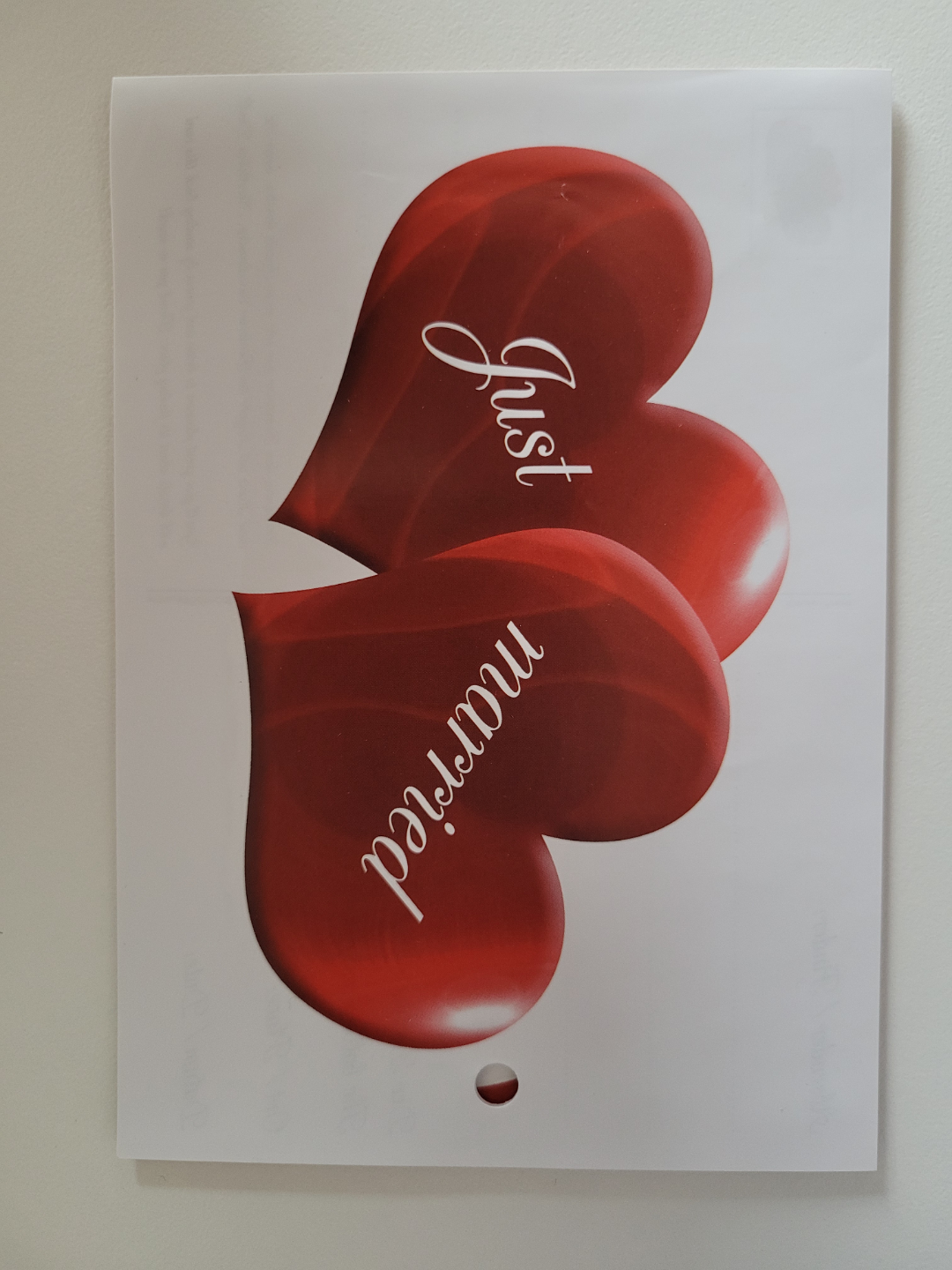 Just Married postcards - photo 4