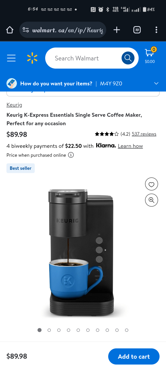Keurig K-Express Essentials Single Serve Coffee Maker