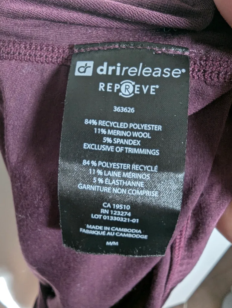 Paradox Women's Merino Blend 1/4 Zip Base Layer Long Sleeve image indicator(5)