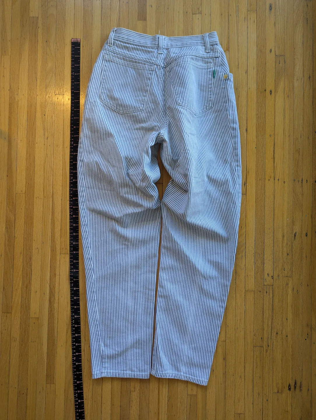 Vintage United Colours of Benetton Striped Trousers image indicator(5)