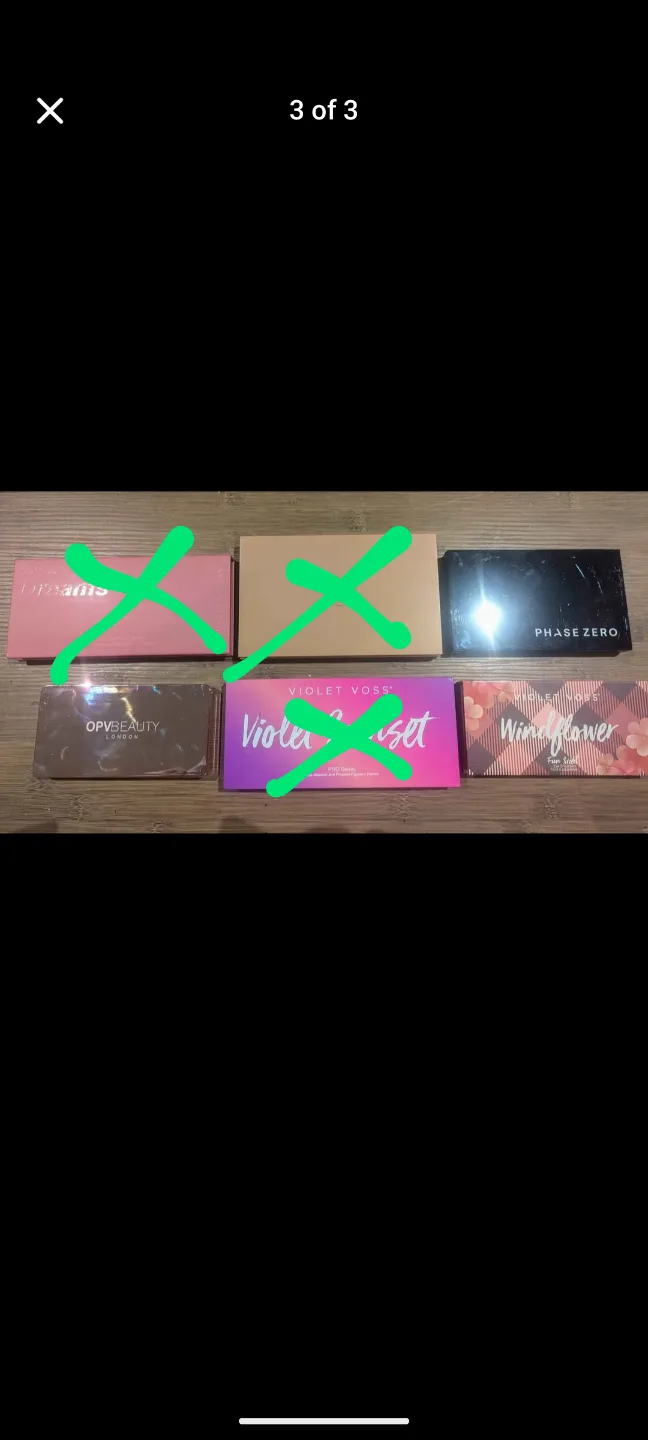 Brand new! Eyeshadow Palettes $10 each or $15 for all! image indicator(2)