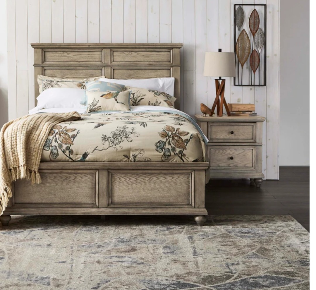 Emma 3-Piece King Bedroom Set - Oak