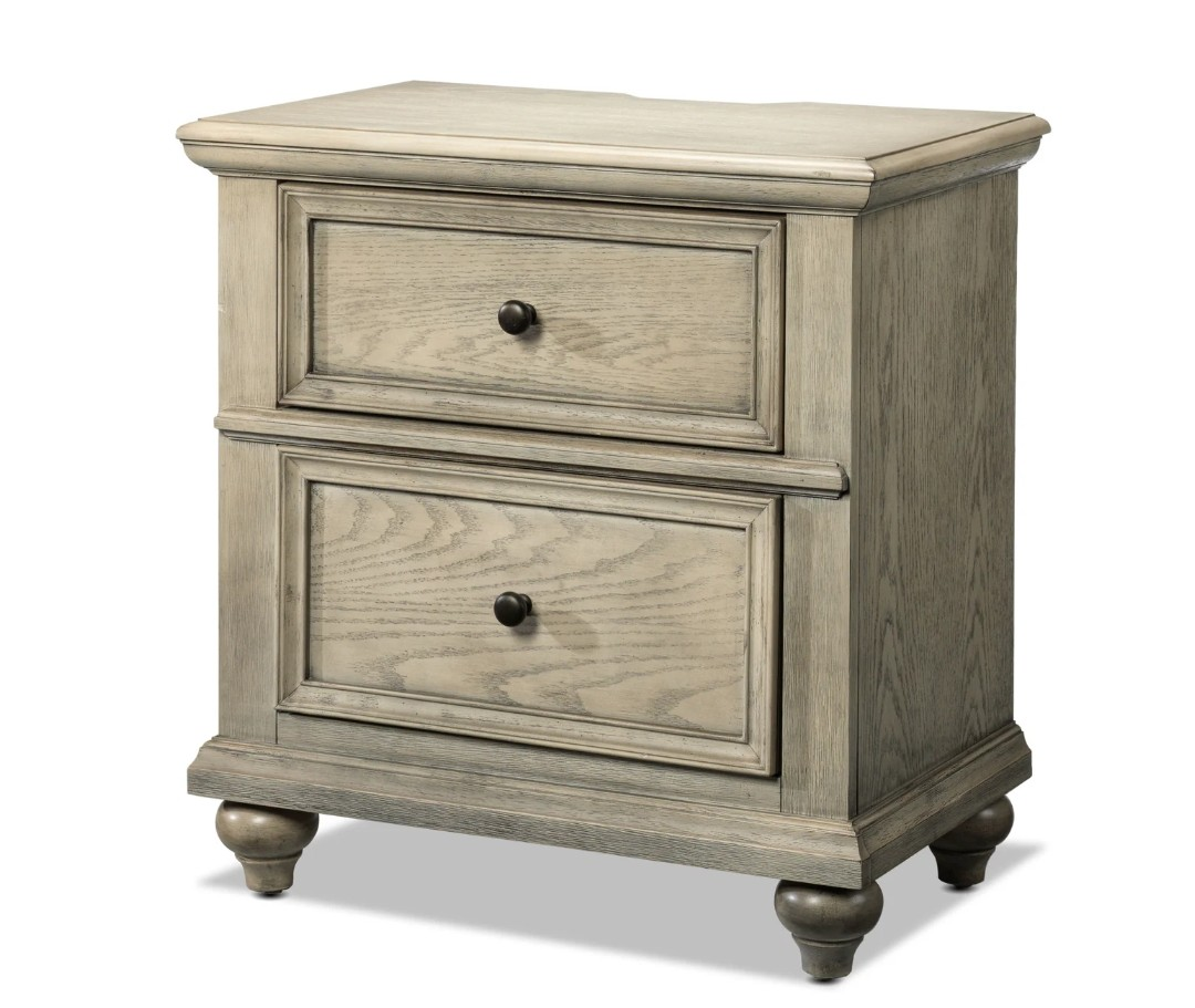 Emma 3-Piece King Bedroom Set - Oak - photo 3