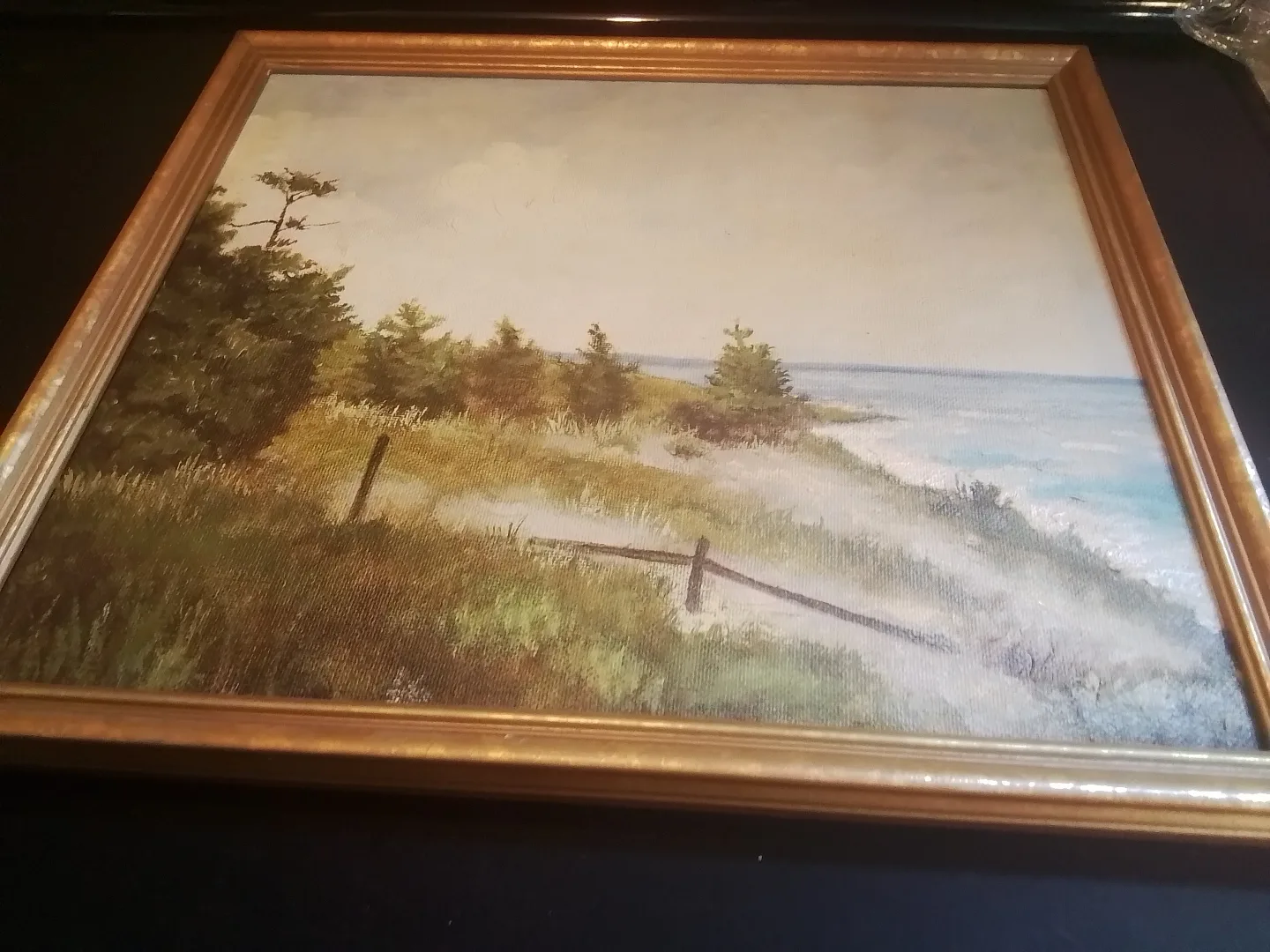 Partie Ann Lake Huron oil painting image indicator(5)