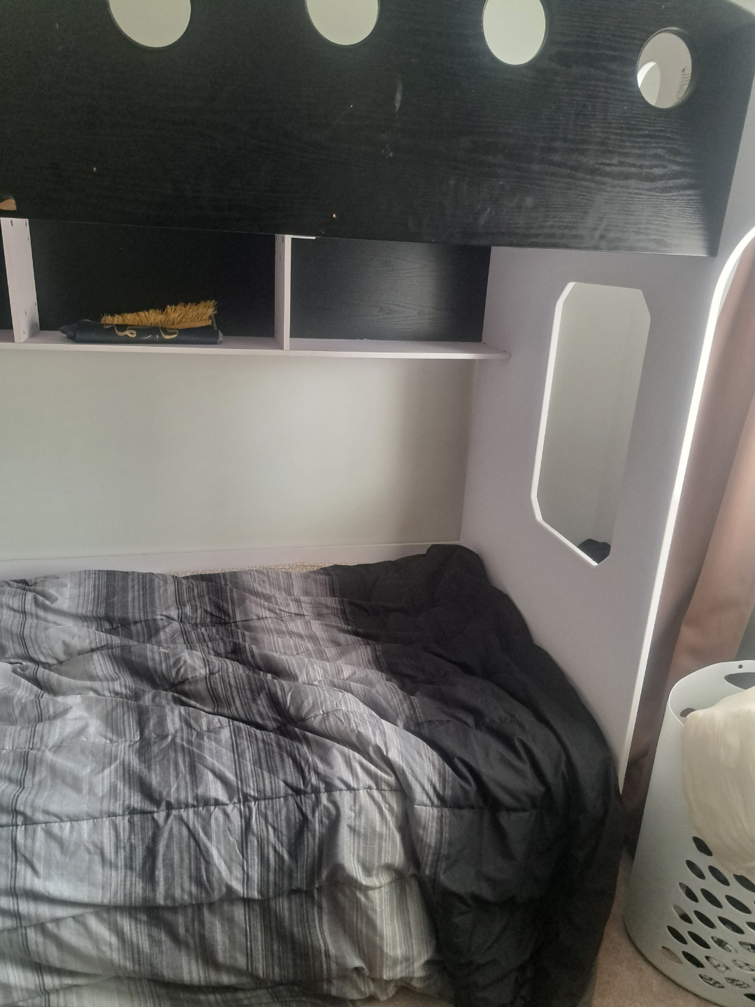 Kids Bunk Bed - Black and White