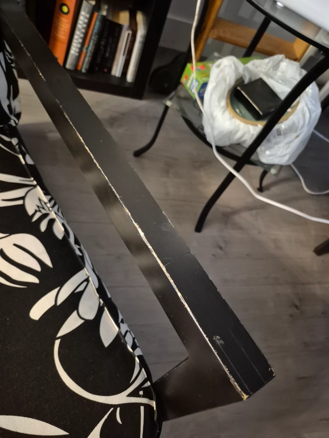 vintage black rocker chair image indicator(4)