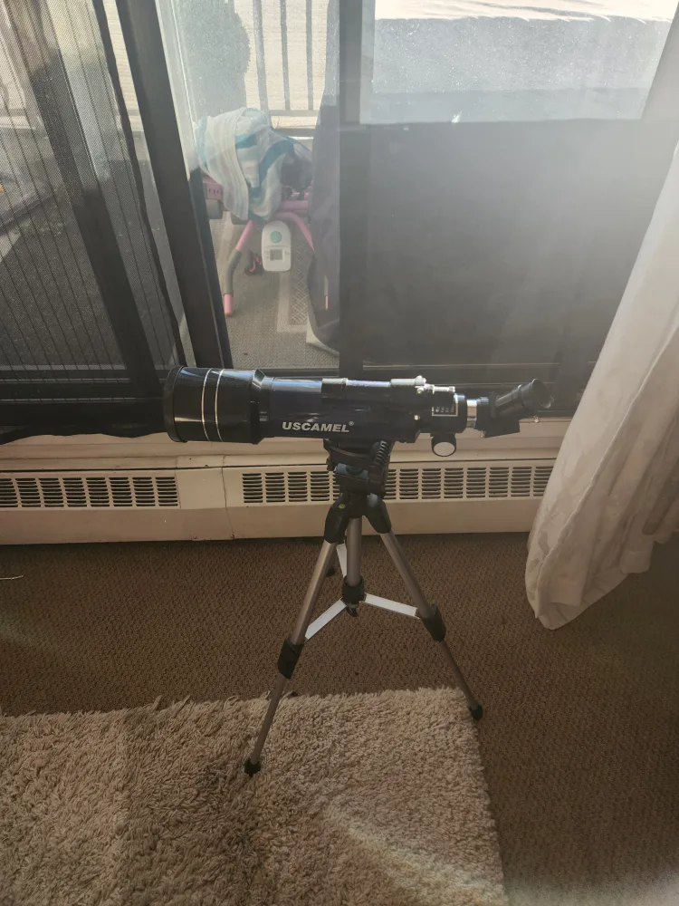 USCAMEL Refracting Telescope with Tripod image indicator(2)