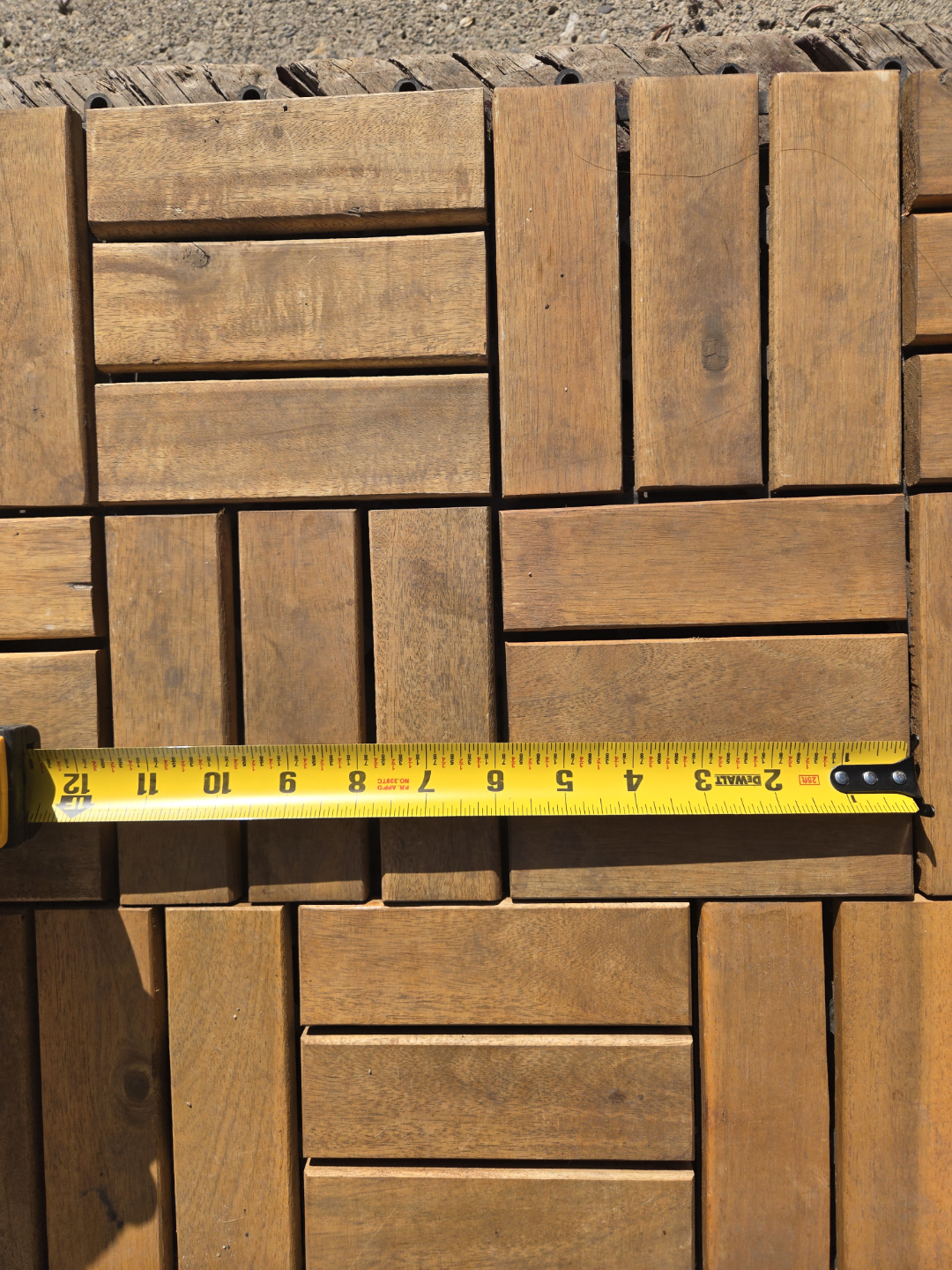 Technoflex Acacia Light Wood Lay & Click Deck Tiles (10-pack) - photo 3
