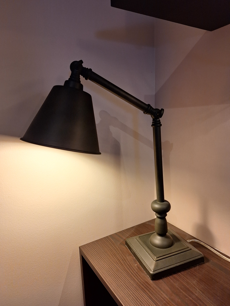 Adjustable Desk Lamp - Dark Green Metal