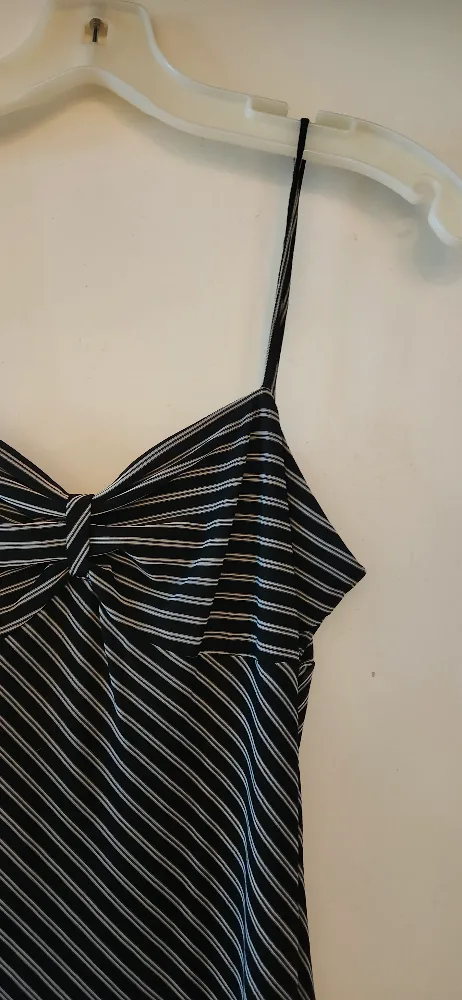 Black & White Striped Sundress image indicator(4)