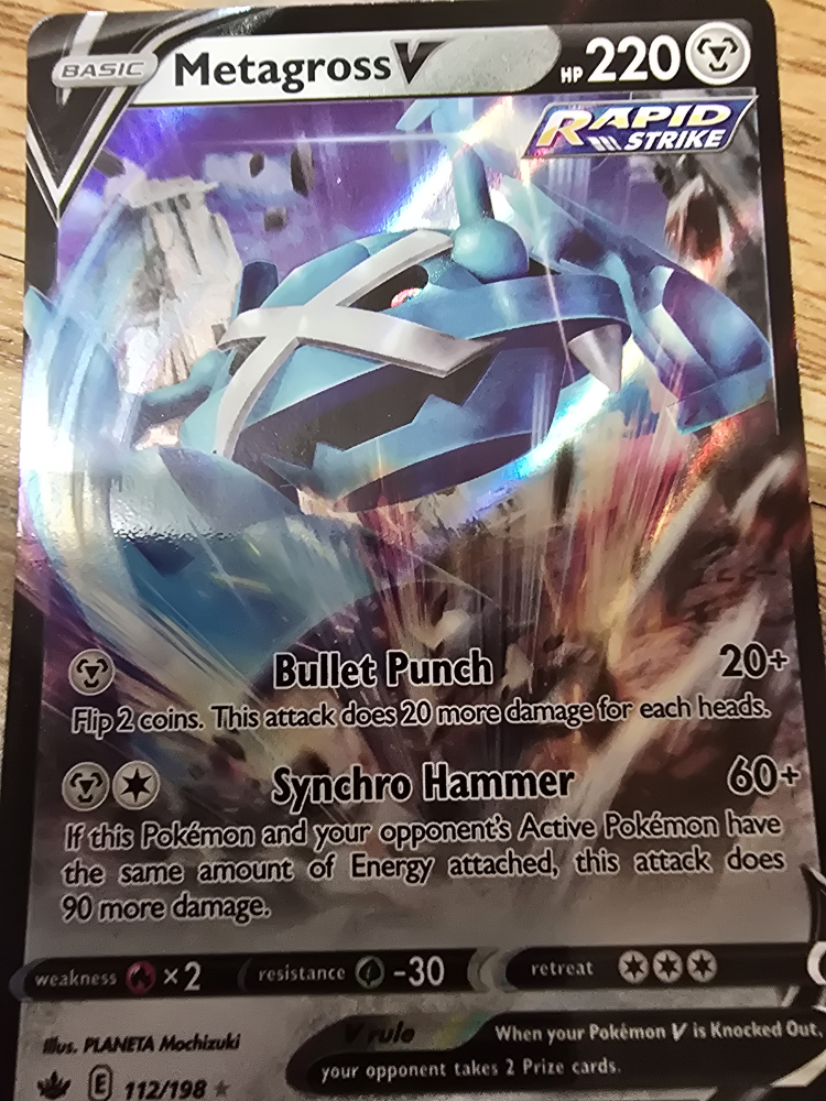 Pokemon Metagross V 112/198