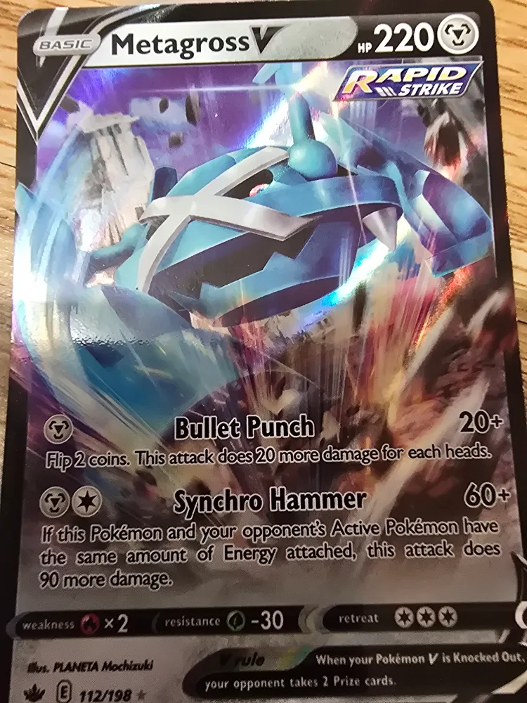Pokemon Metagross V 112/198 thumbnail