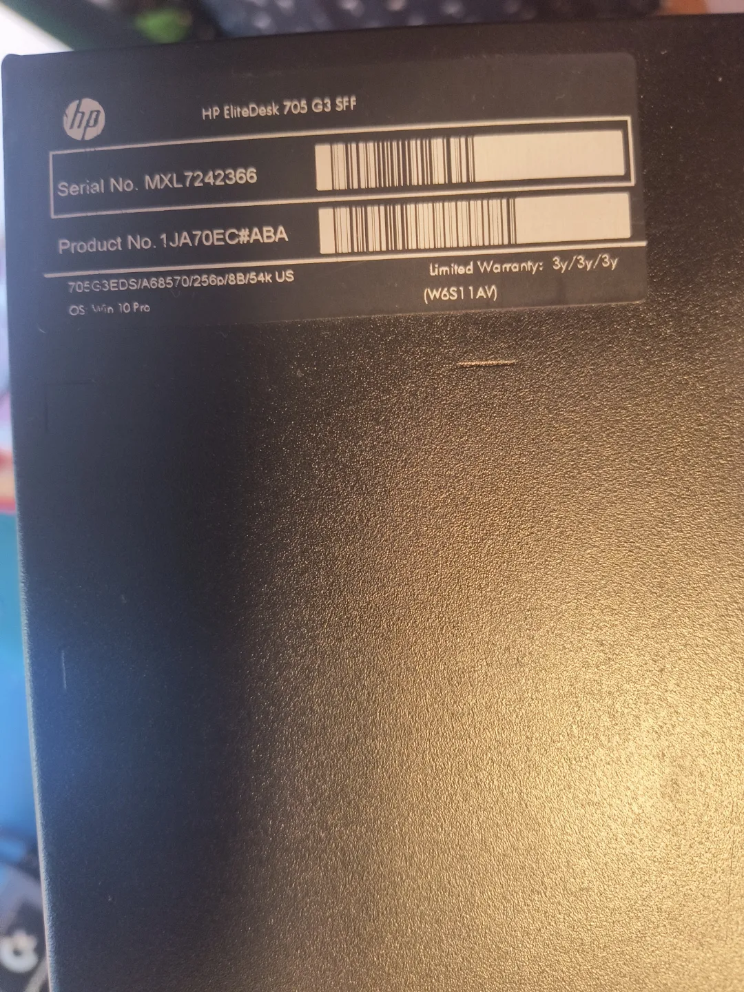 HP EliteDesk PC SSD Windows 11 image indicator(4)