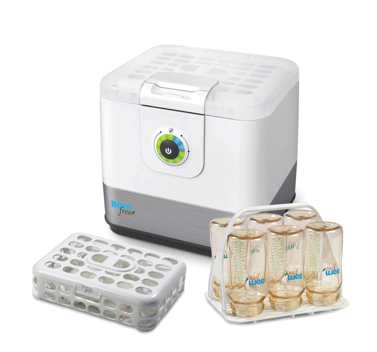 Born Free Tru-Clean Baby Bottle Steam Sterilizer Cleaning System