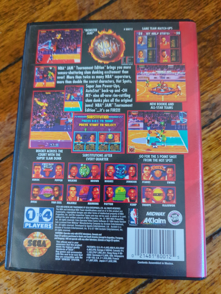 NBA Jam Tournament Edition Sega Genesis - photo 3