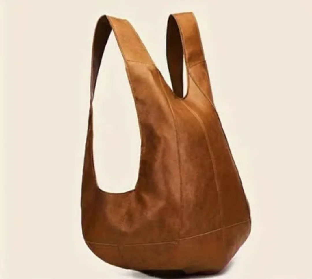 Brown Leather Backpack Vest thumbnail