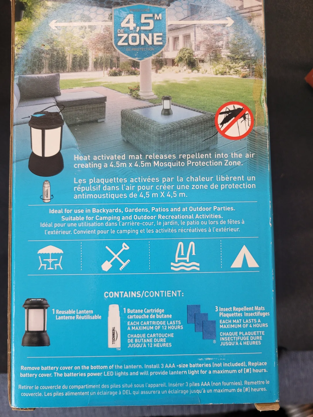 Thermacell Patio Shield Mosquito Protection Lantern II image indicator(3)