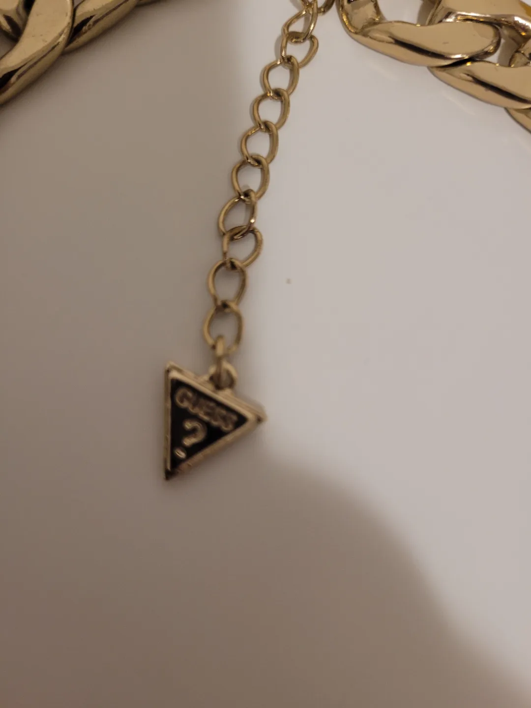 GUESS Gold Tone Chain Necklace image indicator(4)