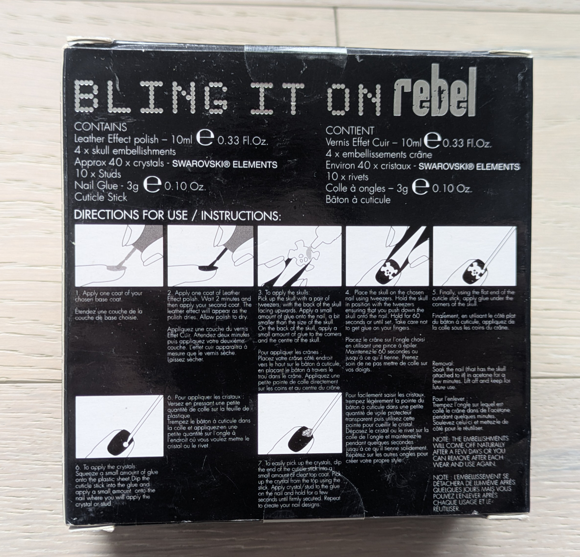 Nails Inc. London Bling It On Rebel Nail Kit - photo 2