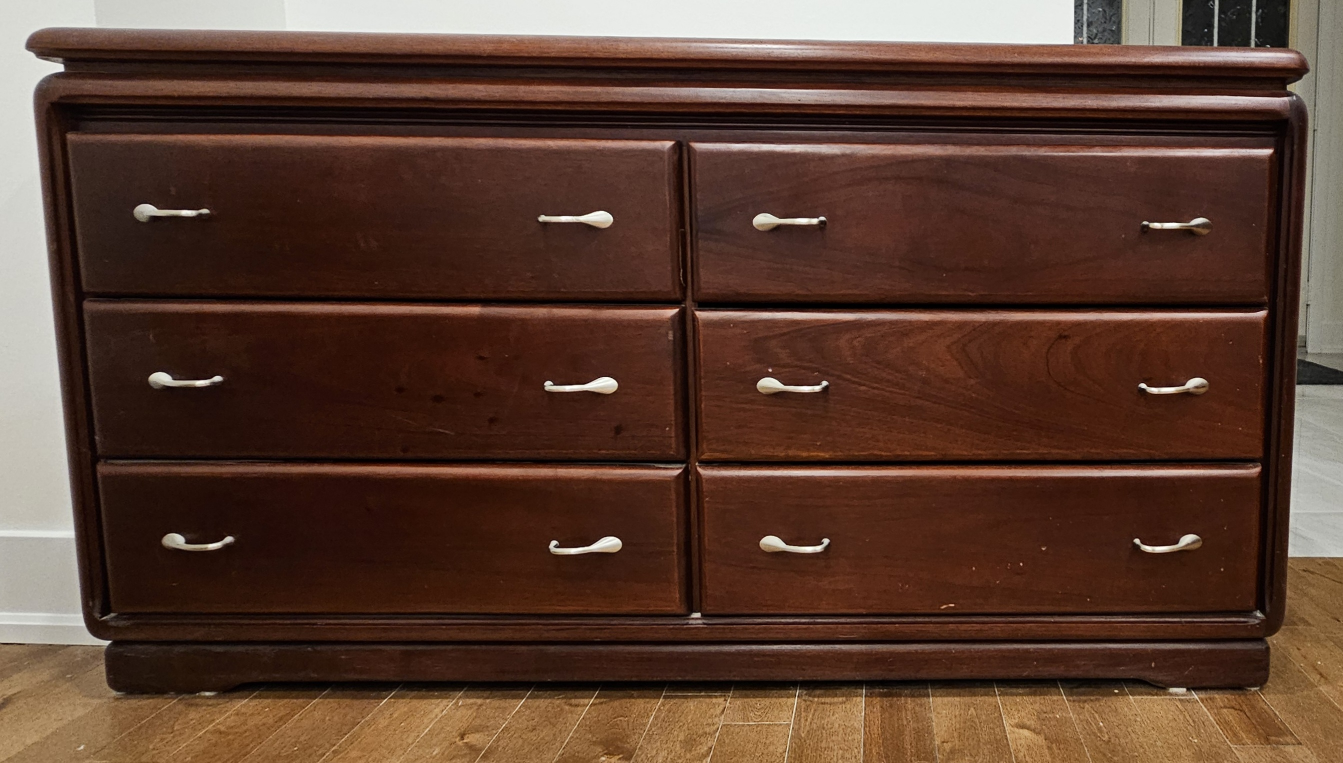 🥕Dark Wood Six-Drawer Dresser - Mississauga West