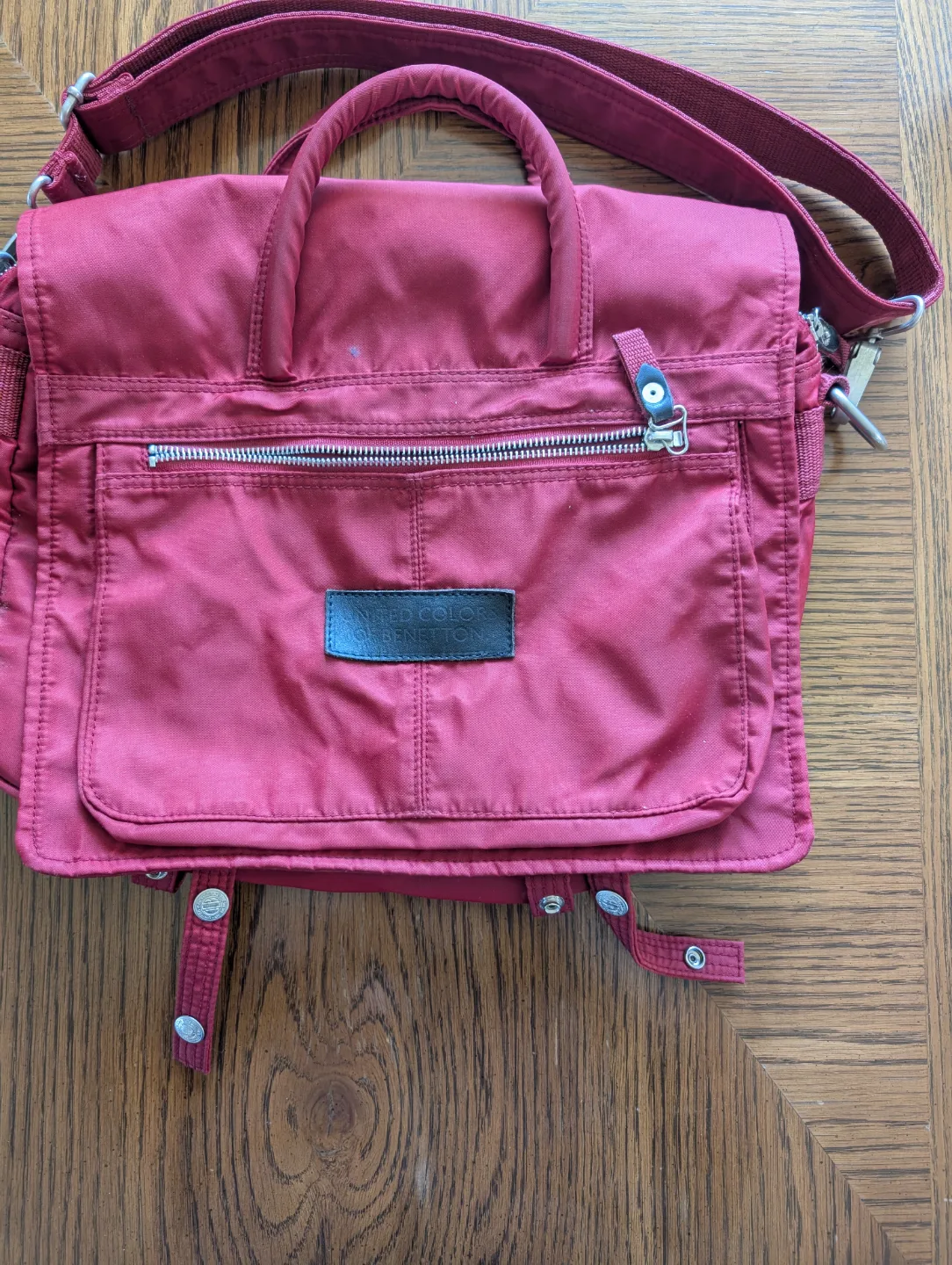 United Colors of Benetton Red Shoulder Bag 💚 thumbnail