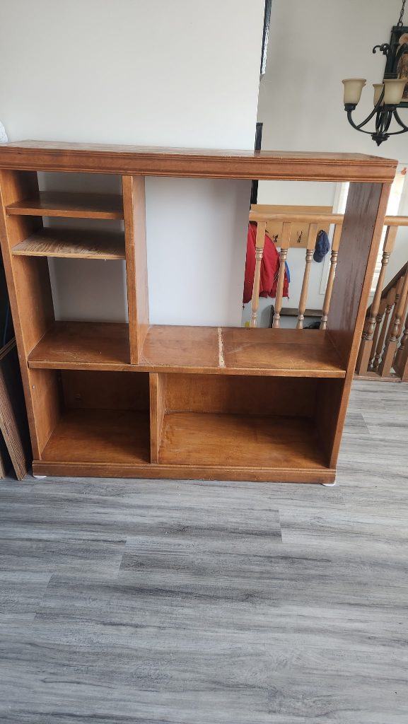 Wooden Entertainment Centre/Shelving Unit - photo 2