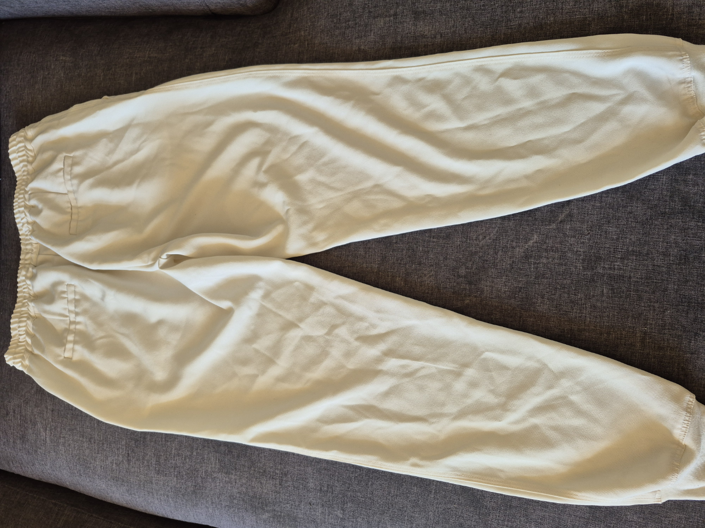 Revamped Premium Fleece Joggers - Off-White - photo 2