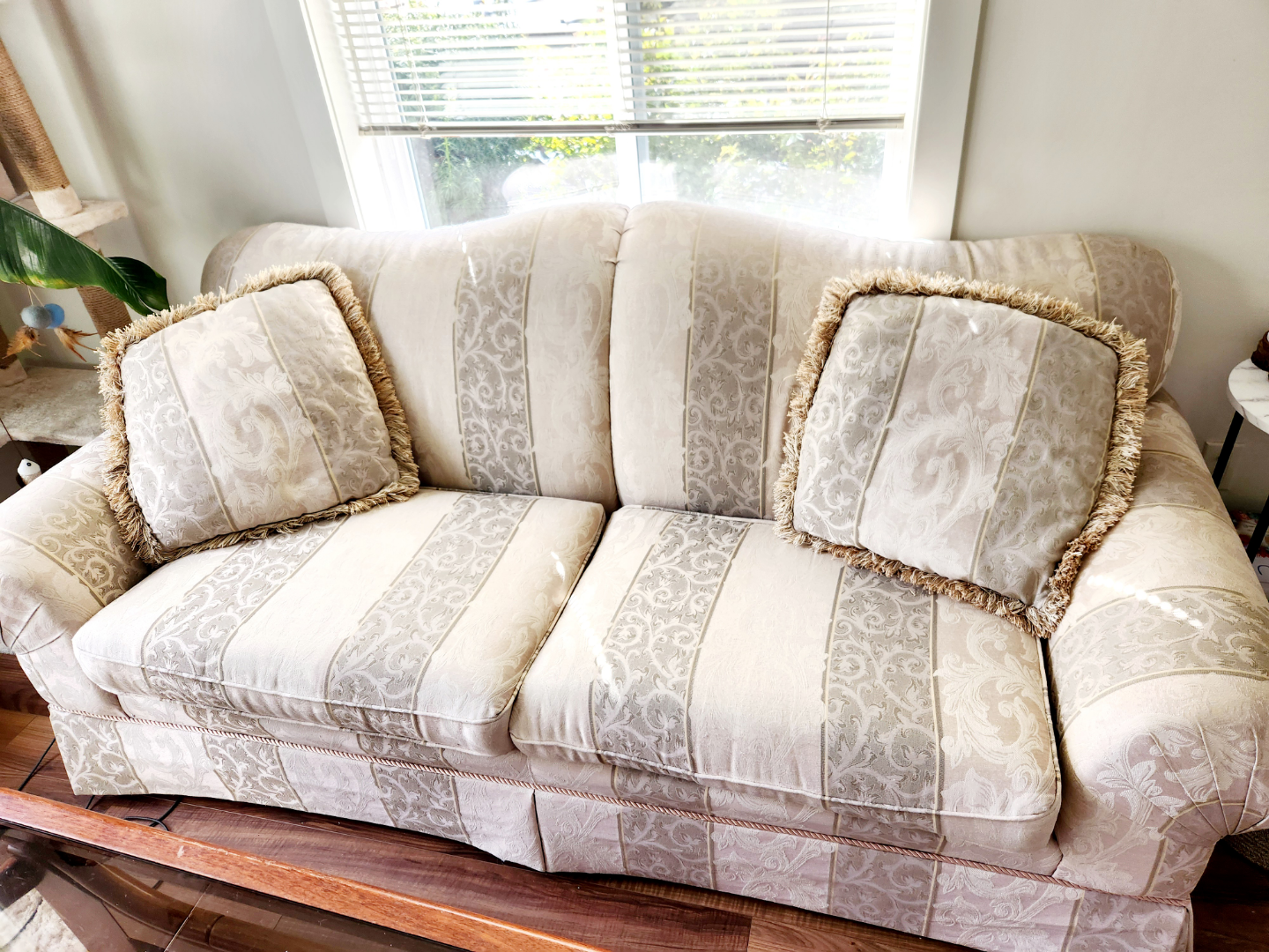 couch and loveseat