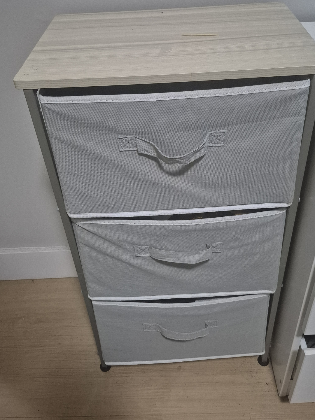 Three-Drawer Fabric Storage Organizer