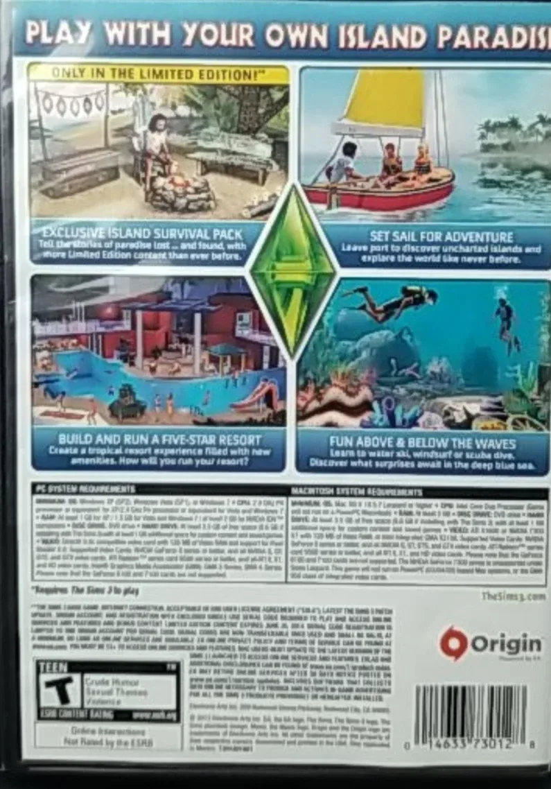 The Sims 3 Island Paradise - Limited Edition Expansion Pack image indicator(3)