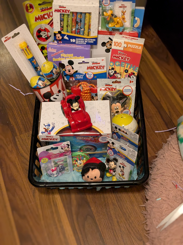 Mickey Mouse Gift Basket