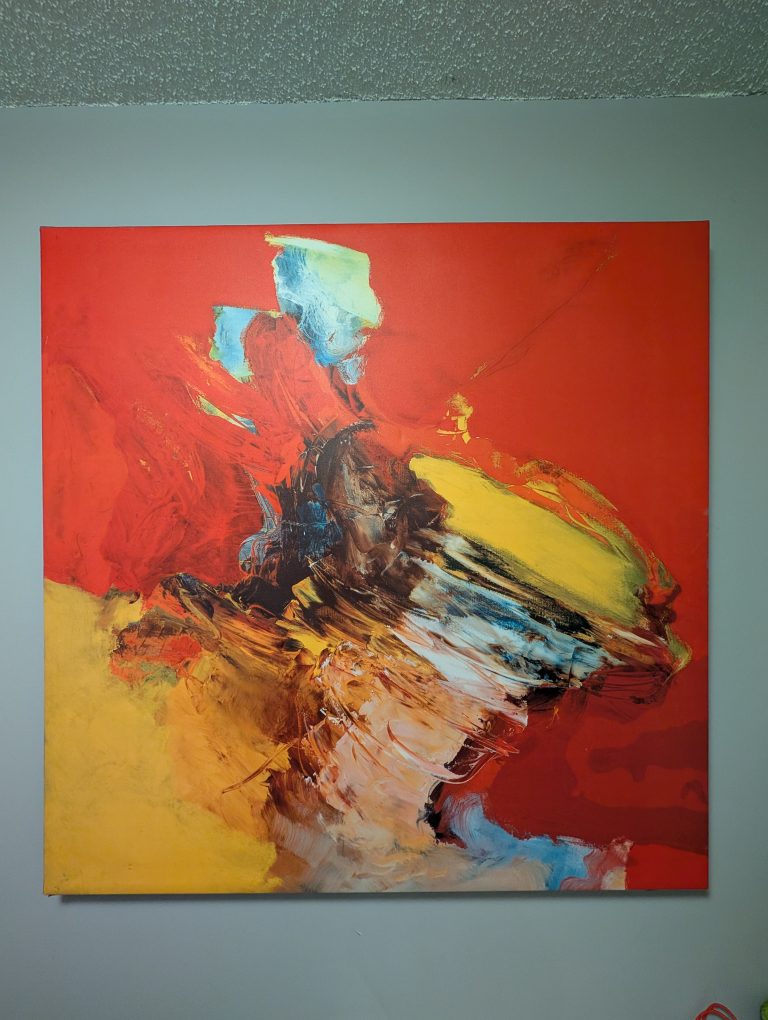 Triptyque rouge II