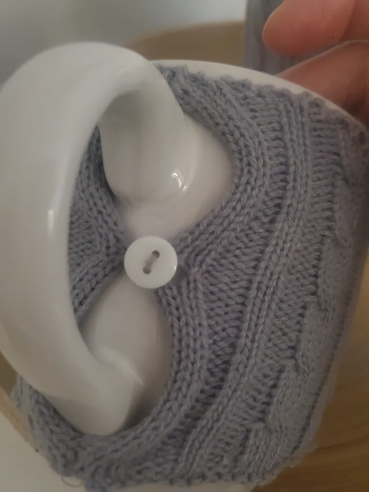 Pair of Cozy Knitted Mug Cozies image indicator(3)