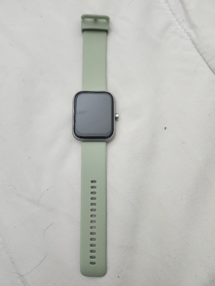 Smartwatch with Sage Green Band