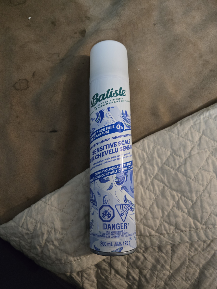 Batiste Dry Shampoo - Fragrance Free Sensitive Scalp