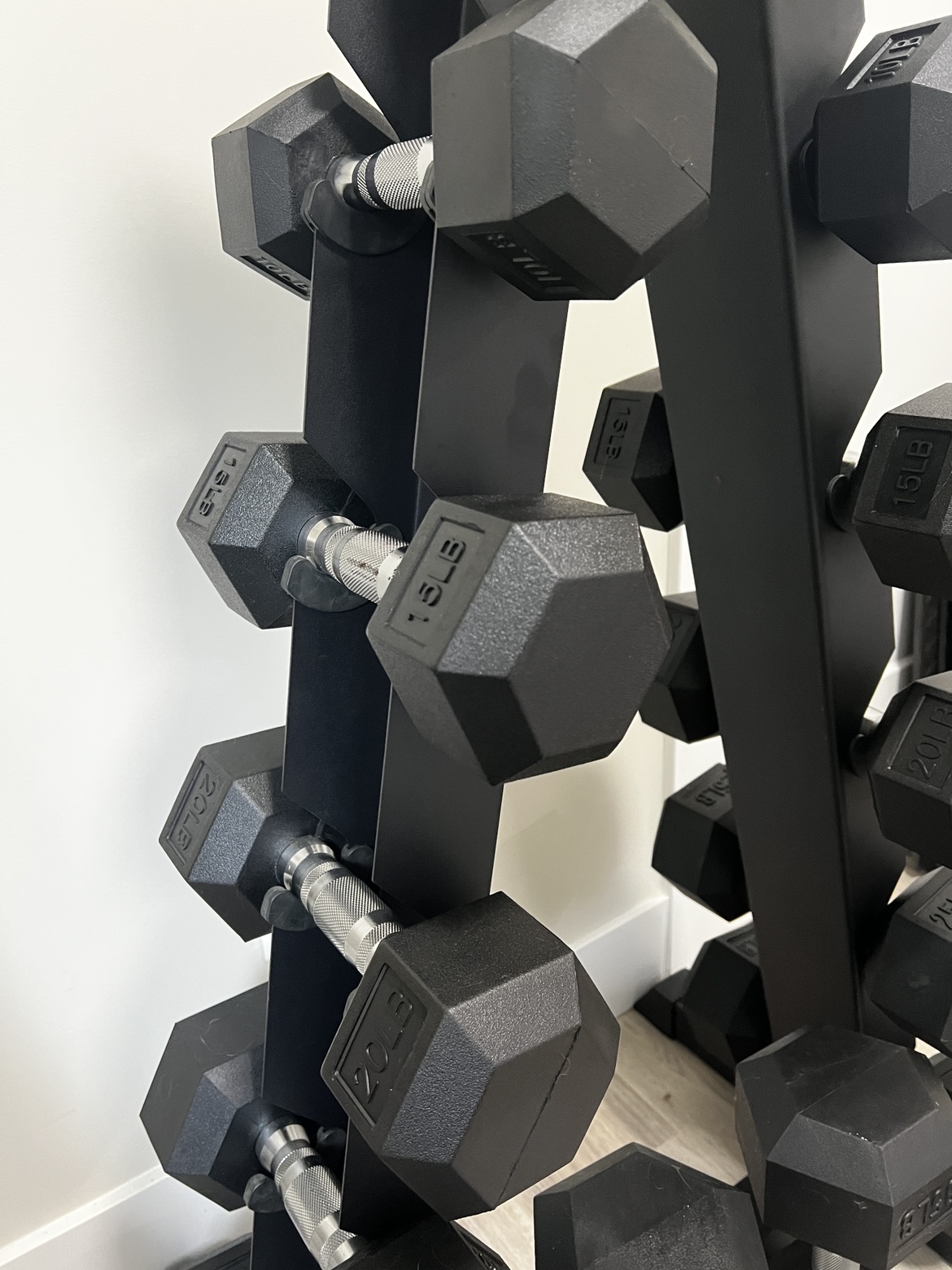 ✨✨Full Rubber Hex Dumbell set ✨✨ - photo 5