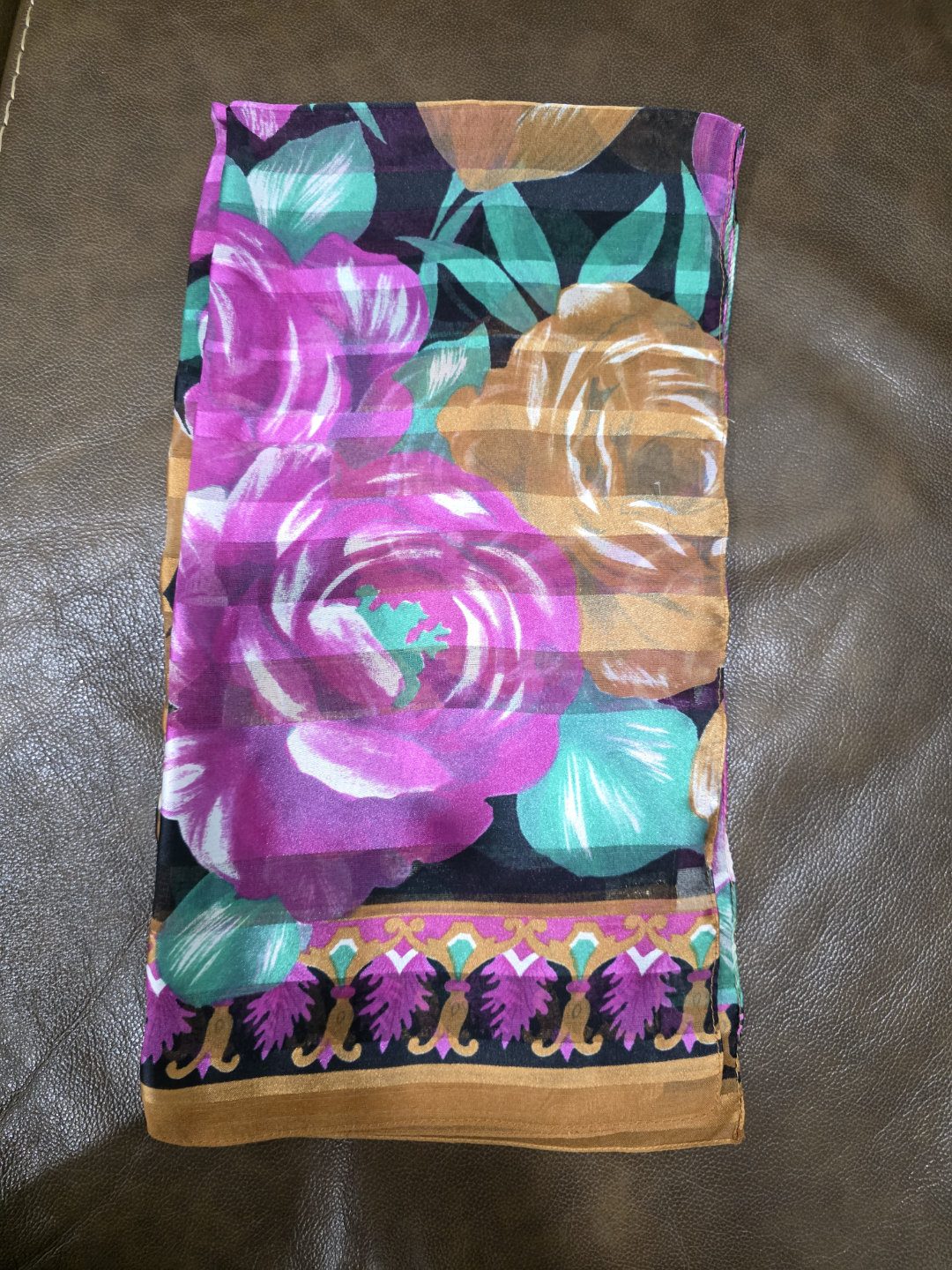 Floral Print Scarf