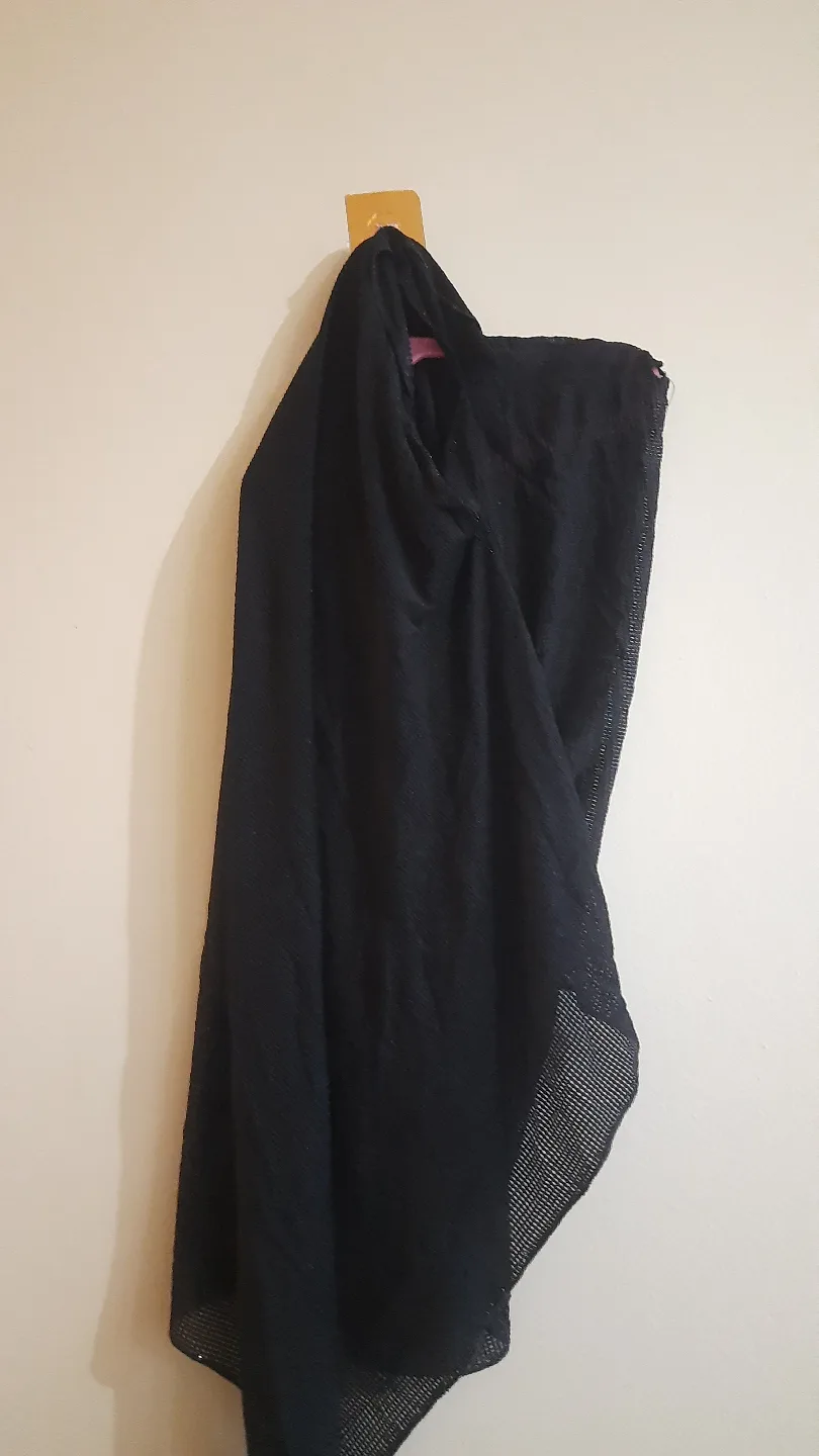 black stitched hijab thumbnail