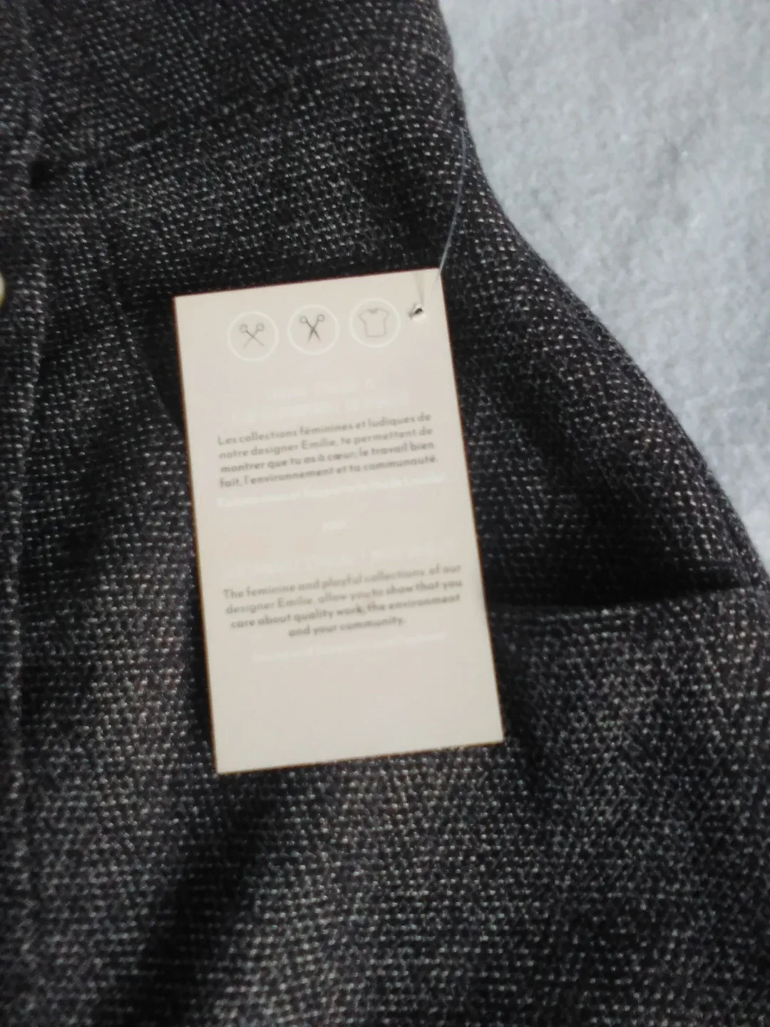 Meemoza SKIRT (made in Québec) ⚜️ 100% merino wool Size M 💚 🥕 image indicator(8)