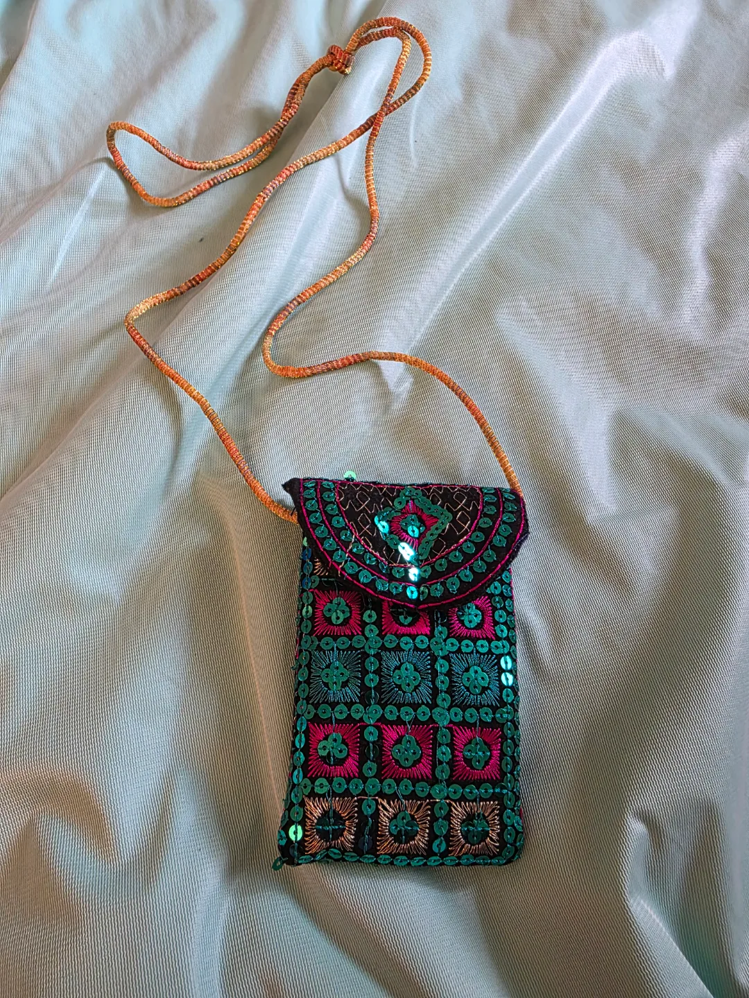 Embroidered Cell Phone Pouch thumbnail