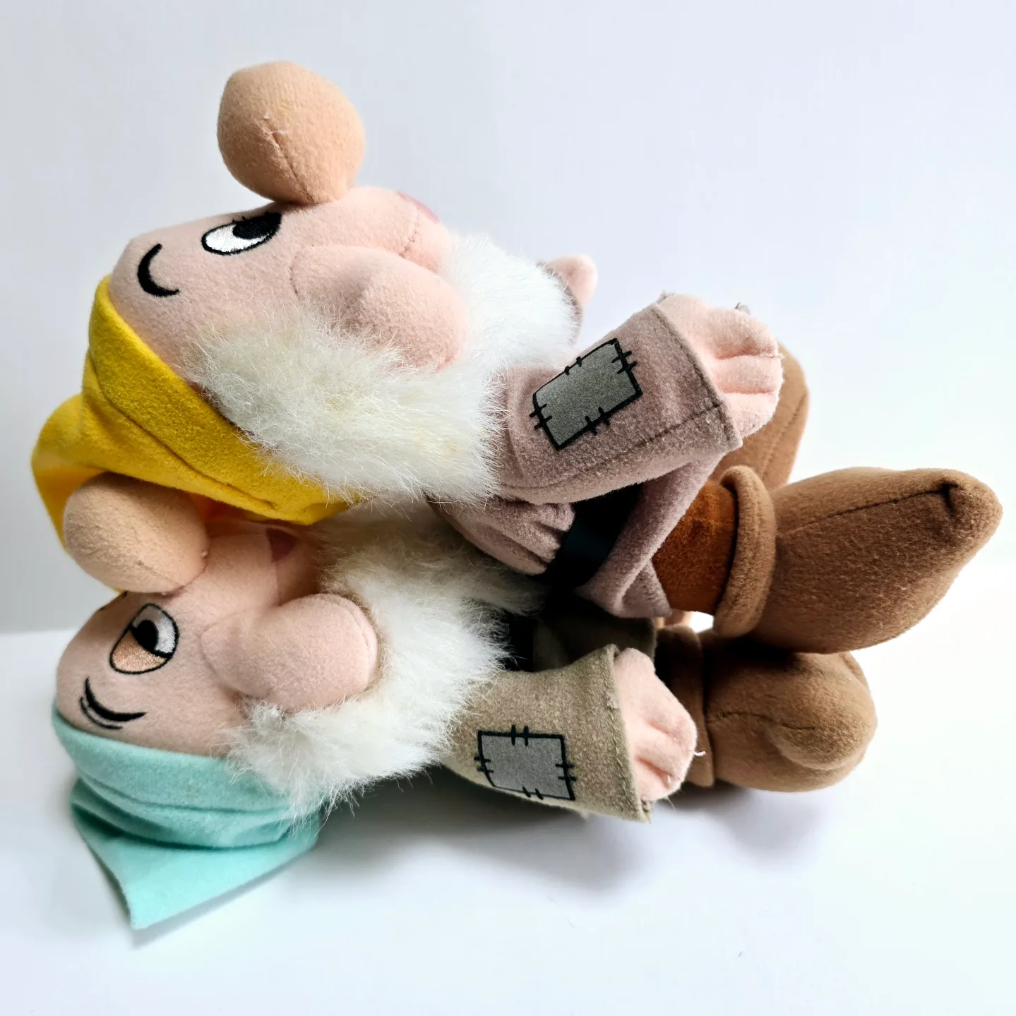 1996 Sega Snow White & the 7 Dwarves, 2 plush: Sleepy & Sneezy image indicator(4)