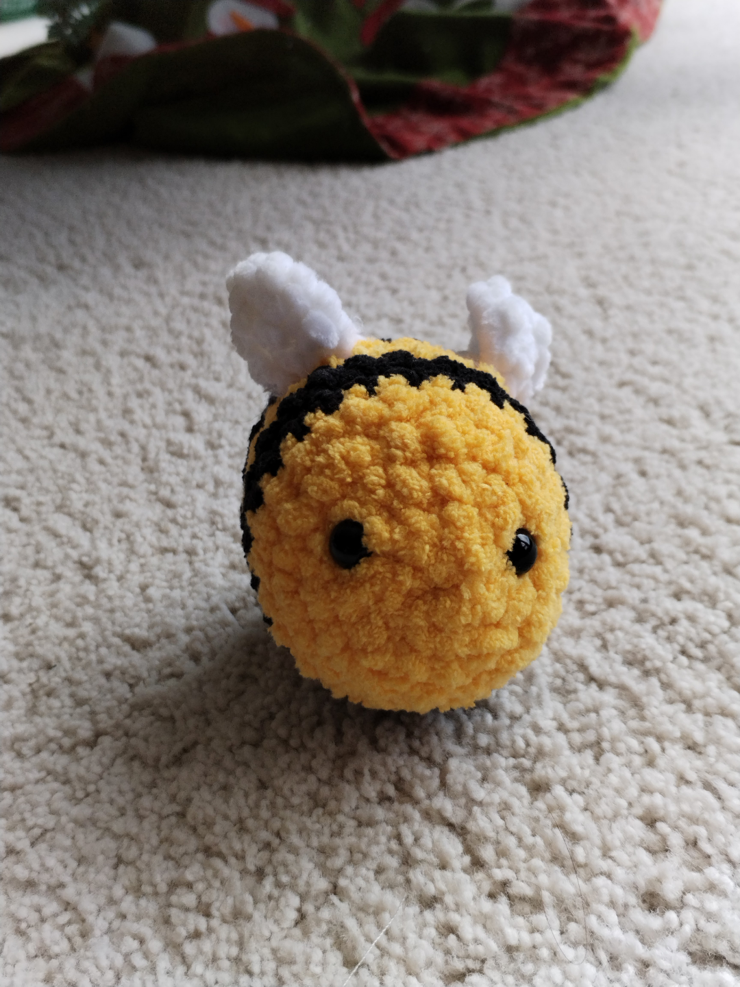 Adorable Handmade Crochet Bumble Bee Toy