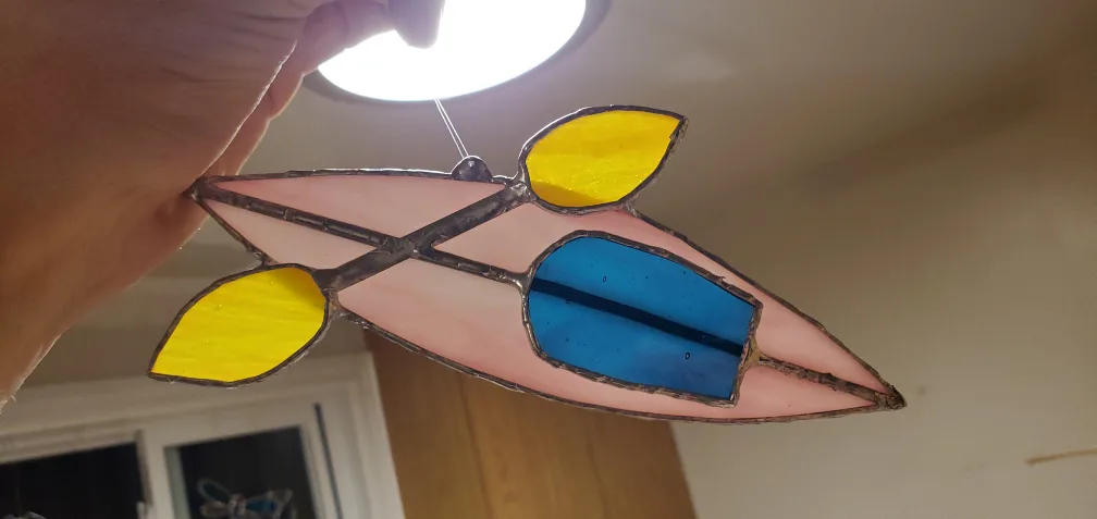 Stained Glass Kayak (Bubblegum) thumbnail