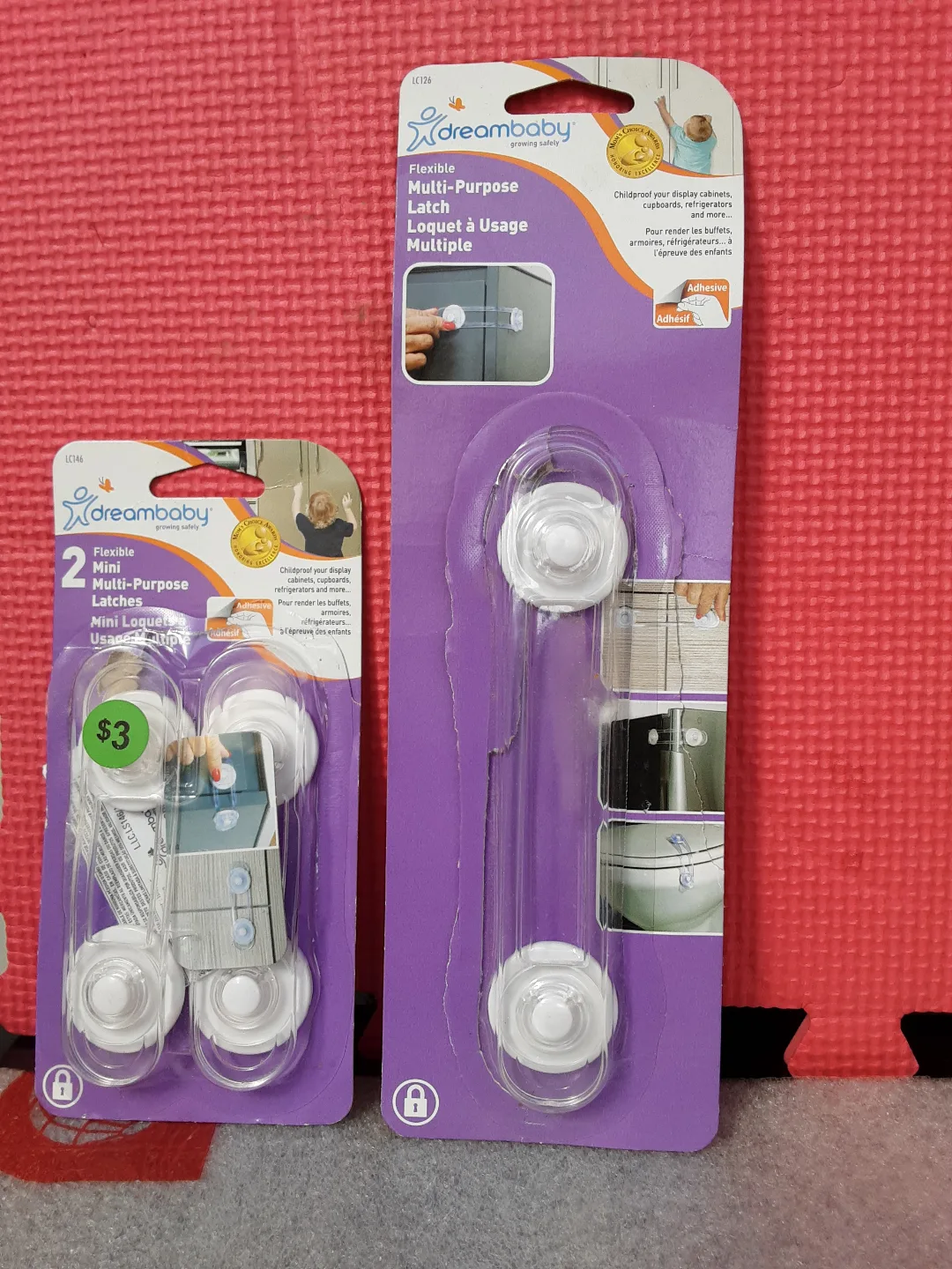 Dreambaby Flexible Mini Multi-Purpose Latches (2 packs) thumbnail