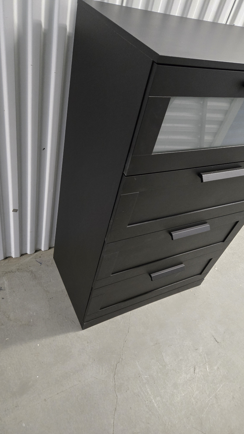 IKEA BRIMNES 4-Drawer Chest - Black - photo 3